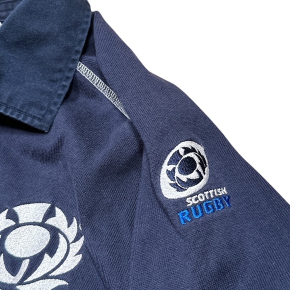 Vintage Y2K Canterbury Scotland Team Rugby Famous Grouse L/S Jersey Mens 3XL - Picture 4 of 10